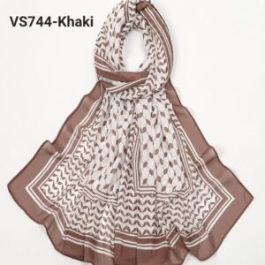 Chiffon Fabric Palestine VS744 Khaki color hijab